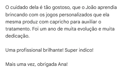 Avaliação de Bianca Benincasa (continuação)